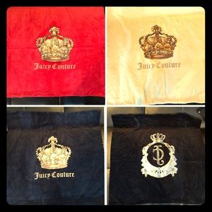 4 juicy couture tapestries / bandanna / cloth